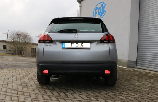 Peugeot 2008 Endschalldämpfer Ausgang rechts/links - 145x65 Typ 59 rechts/links