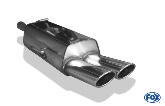 Peugeot RCZ Endschalldämpfer einseitig - 2x106x71 Typ 32