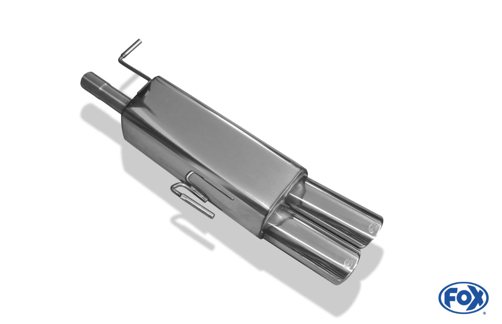 Citroen C4 - B7 Endschalldämpfer - 2x106x71 Typ 32