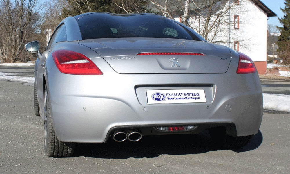 Peugeot RCZ Endschalldämpfer einseitig - 2x106x71 Typ 32