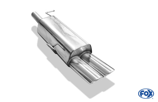 Peugeot RCZ Endschalldämpfer einseitig - 2x106x71 Typ 32