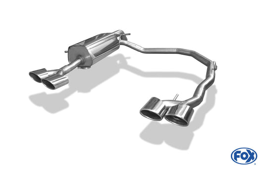 Peugeot RCZ Endschalldämpfer rechts/ links - 2x106x71 Typ 32 rechts/links