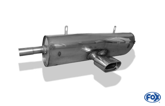 Porsche Boxster Typ 986 Endschalldämpfer - 135x80 Typ 53 mittig