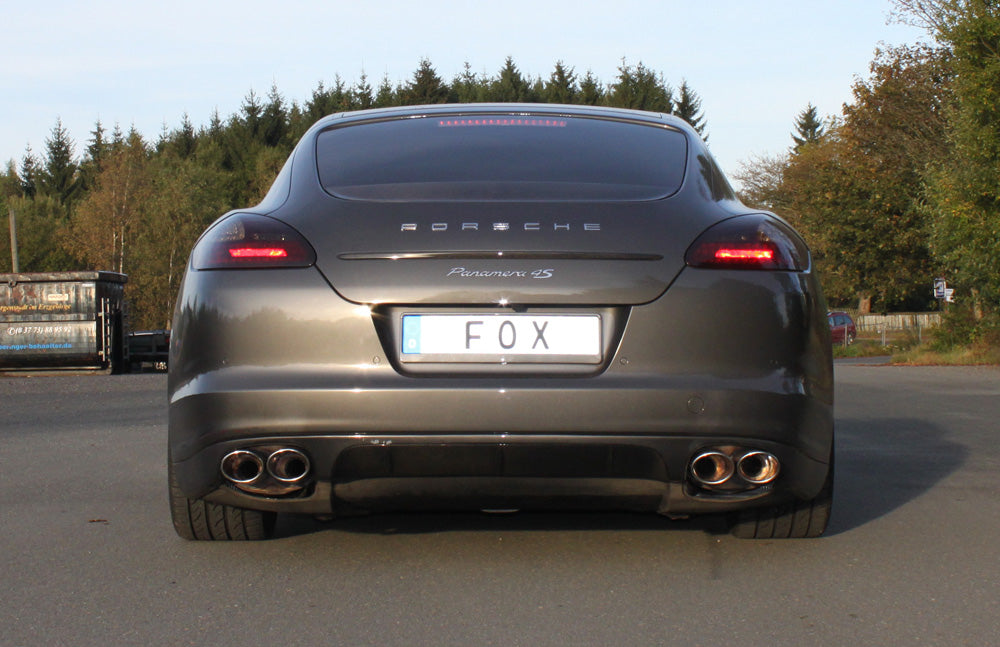 Porsche Panamera 3,6l Endschalldämpfer rechts/links - 2x115x85 Typ 44 rechts/links