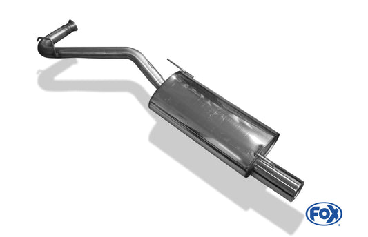 Renault Clio I B/C 57 Endschallldämpfer - 1x80 Typ 13