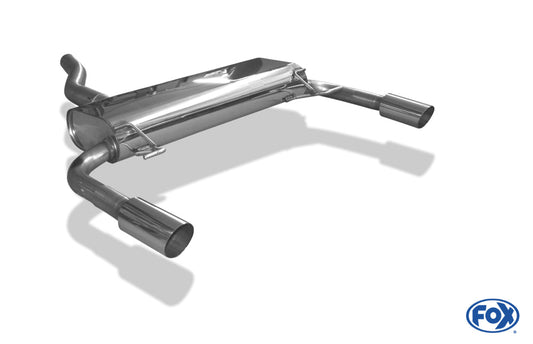 Renault Clio III B Sport Endschalldämpfer quer Ausgang rechts/links - 1x76 Typ 14 rechts/links