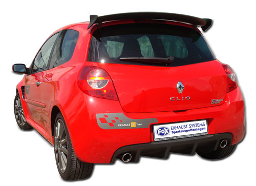 Renault Clio III B Sport Endschalldämpfer quer Ausgang rechts/links - 1x76 Typ 17 rechts/links