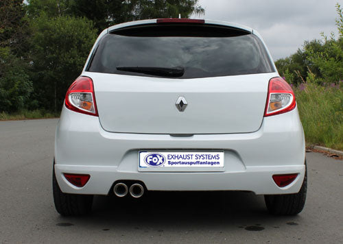 Renault Clio III GT Endschalldämpfer - 2x90 Typ 17
