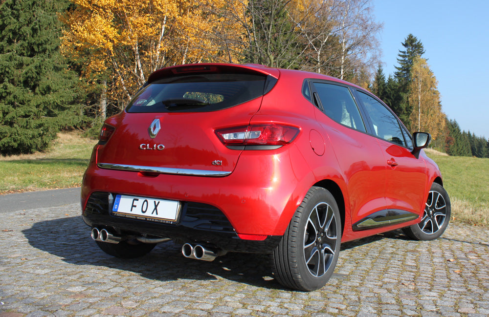 Renault Clio IV Endschalldämpfer Ausgang rechts/links - 2x76 Typ 16 rechts/links