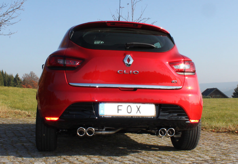 Renault Clio IV Endschalldämpfer Ausgang rechts/links - 2x76 Typ 16 rechts/links