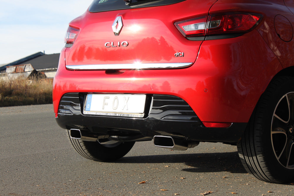 Renault Clio IV Endschalldämpfer Ausgang rechts/links - 145x65 Typ 59 rechts/links