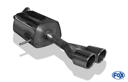 Renault Clio IV GT Endschalldämpfer - 2x76 Typ 16