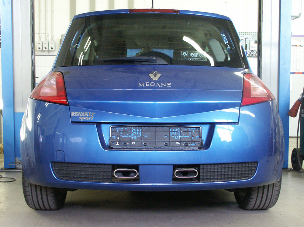 Renault Megane II Sport Endschalldämpfer Ausgang mittig - 2x130x50 Typ 52