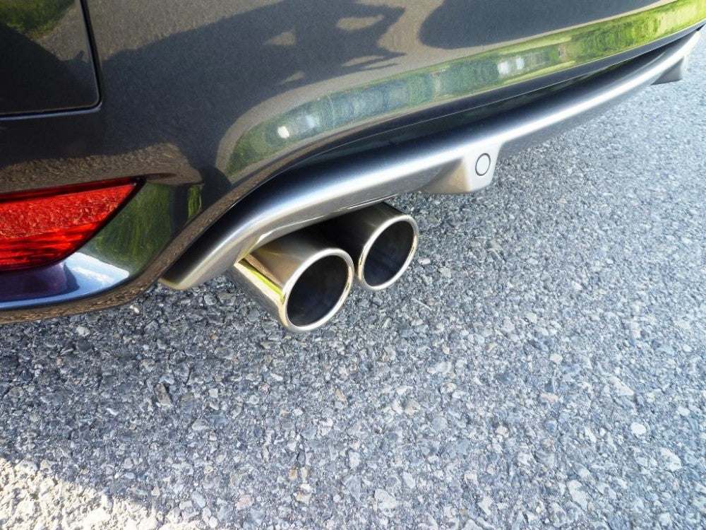 Renault Megane III Schrägheck/ Coupe Endschalldämpfer - 2x80 Typ 12