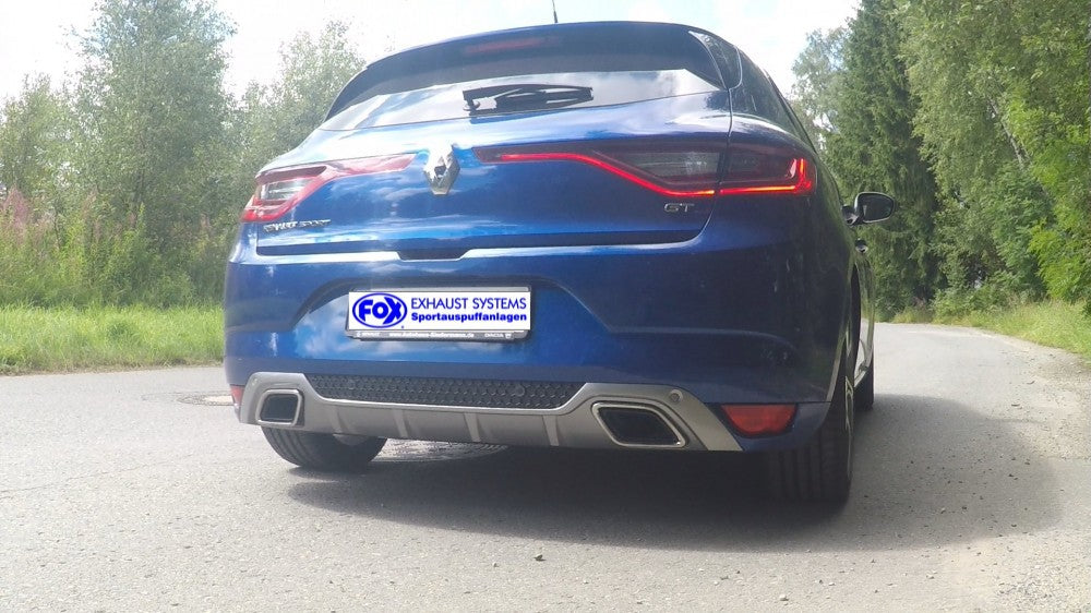 Renault Megane IV GT Endschalldämpfer - 1x50 Typ 10 nicht sichtbar rechts/links