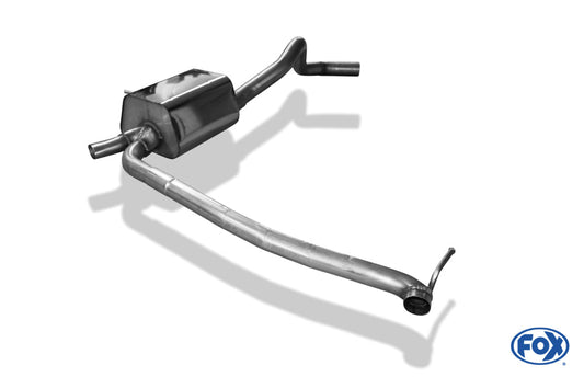 Renault Megane IV GT Endschalldämpfer - 1x50 Typ 10 nicht sichtbar rechts/links