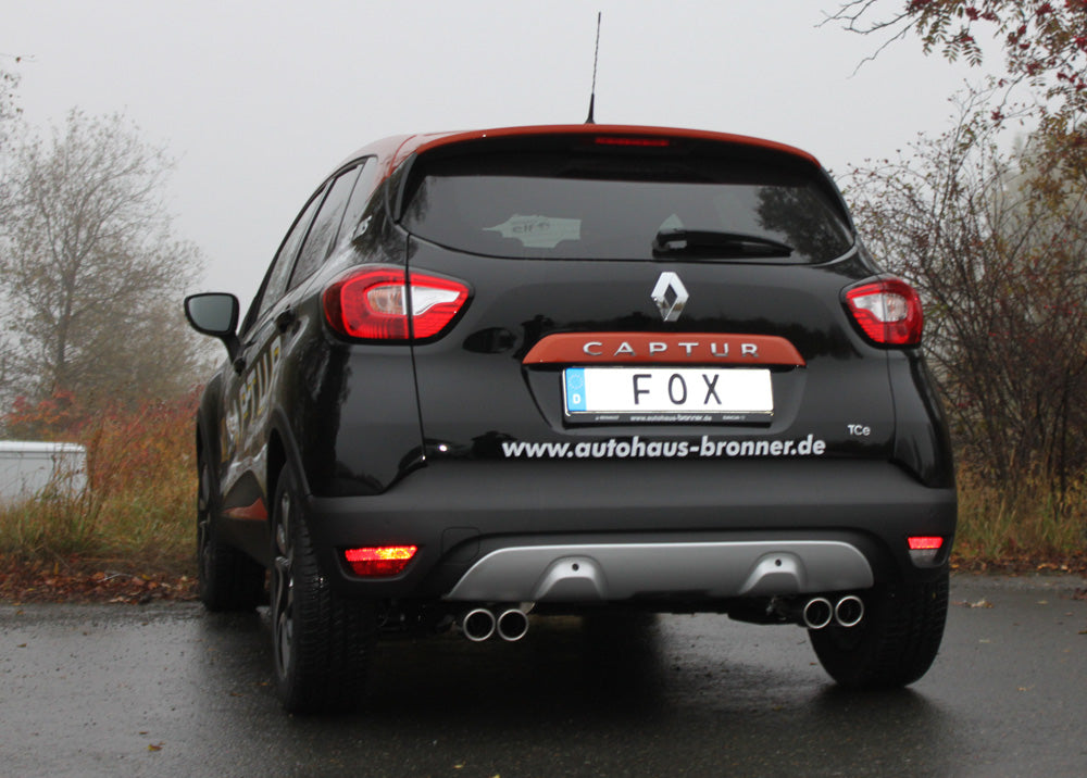 Renault Captur Endschalldämpfer Ausgang rechts/links - 2x76 Typ 16 rechts/links