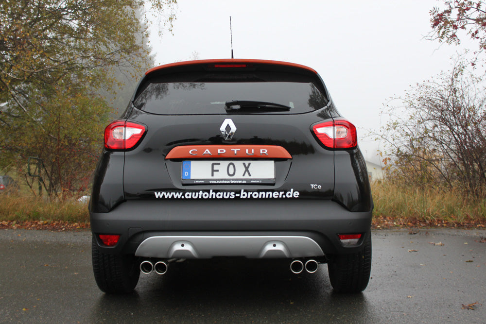 Renault Captur Endschalldämpfer Ausgang rechts/links - 2x76 Typ 16 rechts/links