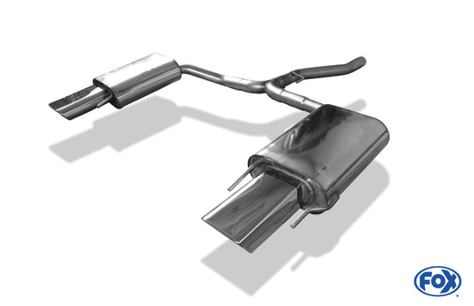 Saab 9-3 - YS3 Limousine/ Cabriolet Endschalldämpfer rechts/links - 150x70 Typ 53 rechts/links