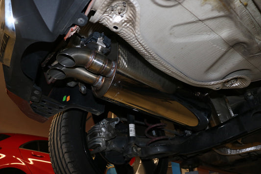 Seat Ibiza V - KJ Endschalldämpfer mit elektronischer Abgasklappe - Endrohre Dieseloptik