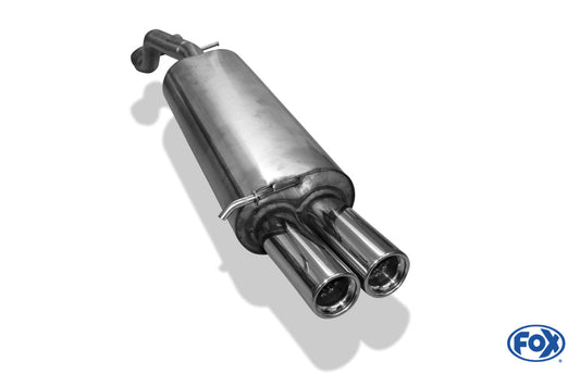 Seat Leon Typ 1M Endschalldämpfer - 2x76 Typ 13