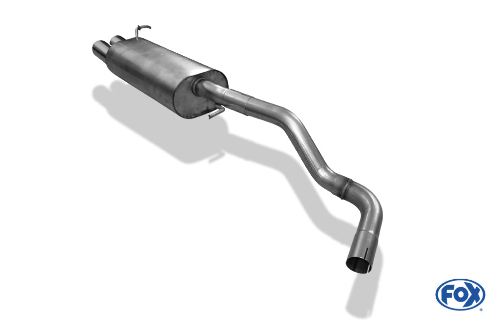 Seat Leon Typ 1M Endschalldämpfer - 2x76 Typ 13