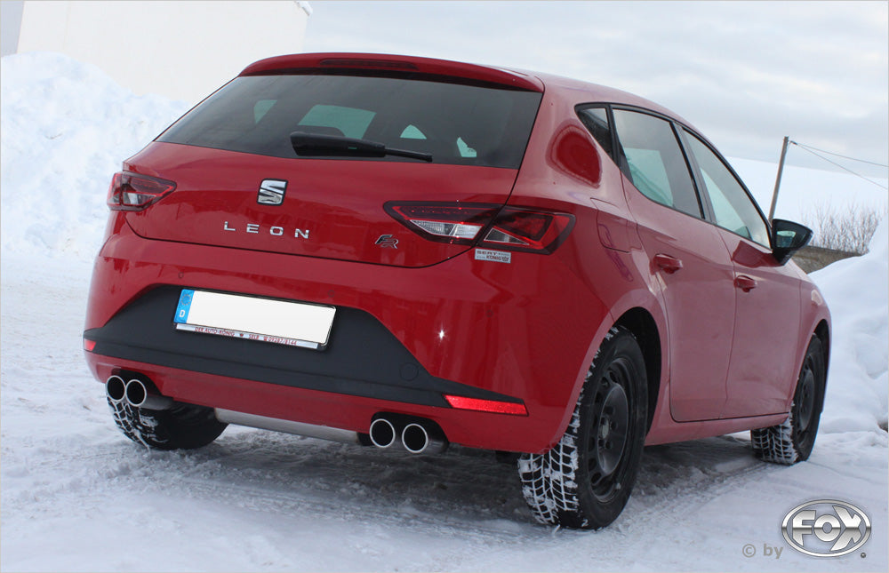 Seat Leon 5F - Einzelradaufhängung Endschalldämpfer Ausgang rechts/links - 2x80 Typ 16 rechts/links
