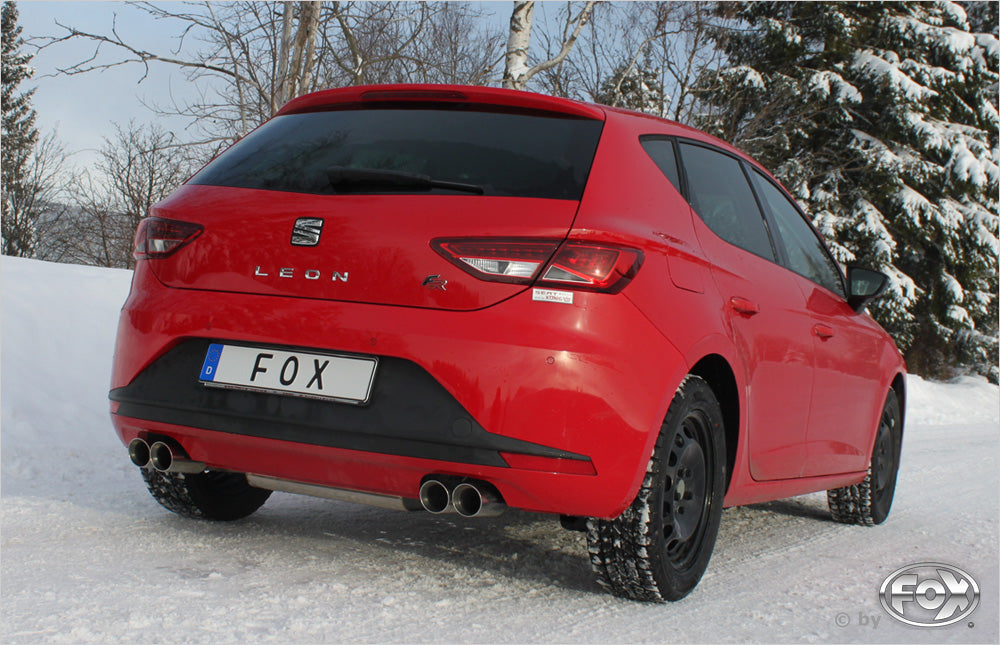 Seat Leon 5F - Einzelradaufhängung Endschalldämpfer Ausgang rechts/links - 2x80 Typ 25 rechts/links