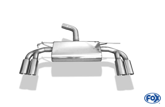 Seat Leon 5F - Einzelradaufhängung Endschalldämpfer Ausgang rechts/links - 2x80 Typ 25 rechts/links