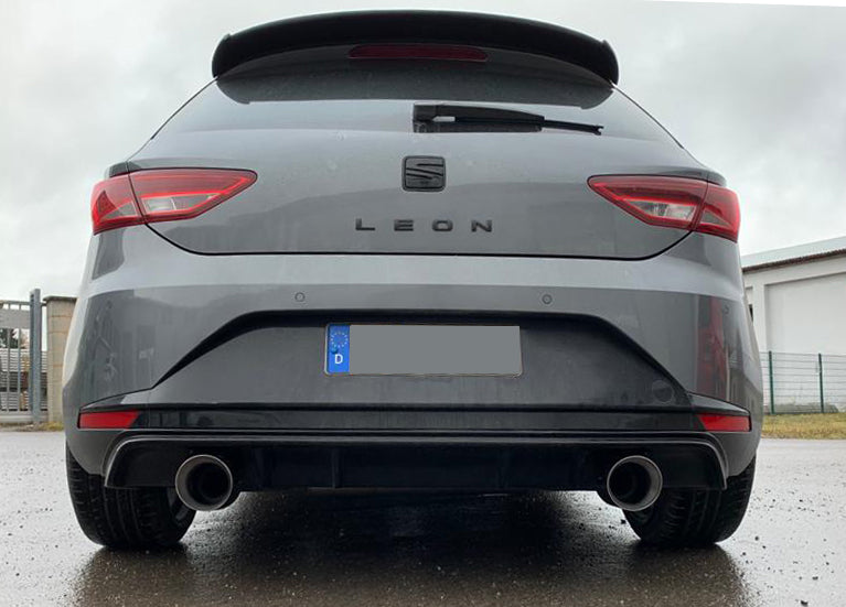 Seat Leon 5F - Einzelradaufhängung Endschalldämpfer Ausgang rechts/links - 1x100 Typ 25 rechts/links passend für Rieger Stoßstange