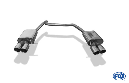 Seat Leon 5F ST - Einzelradaufhängung Endschalldämpfer rechts/links - 2x90 Typ 16 rechts/links