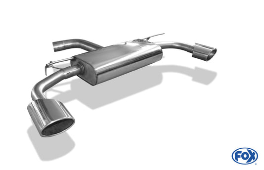 Seat Leon 5F Cupra Endschalldämpfer Ausgang rechts/links - 140x90 Typ 44 rechts/links