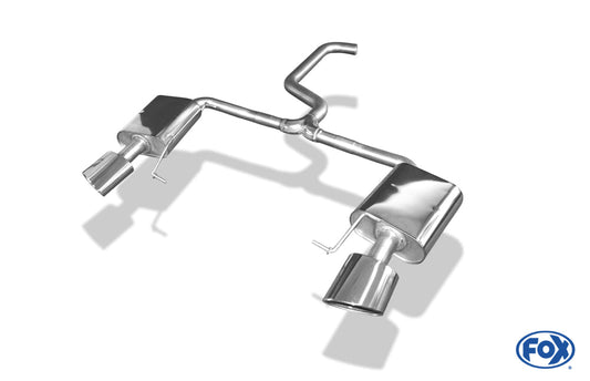 Seat Leon 5F ST - Cupra 300 Endschalldämpfer rechts/links - 160x90 Typ 38 rechts/links