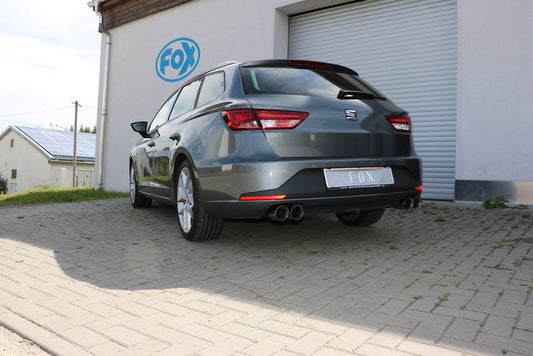 Seat Leon 5F ST - Starre Hinterachse Endschalldämpfer rechts/links - 2x90 Typ 25 rechts/links