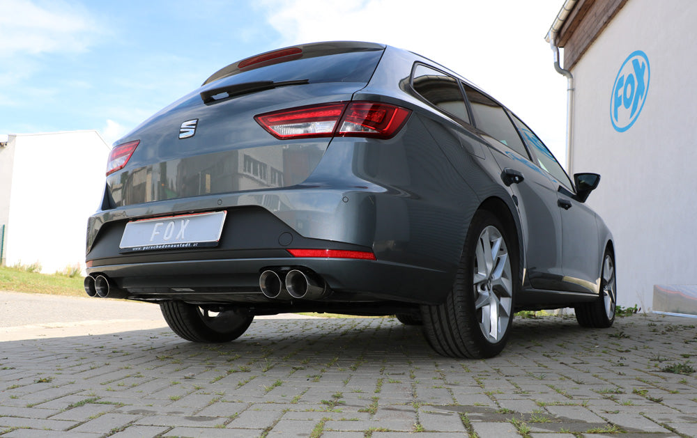 Seat Leon 5F ST - Starre Hinterachse Endschalldämpfer rechts/links - 2x90 Typ 25 rechts/links