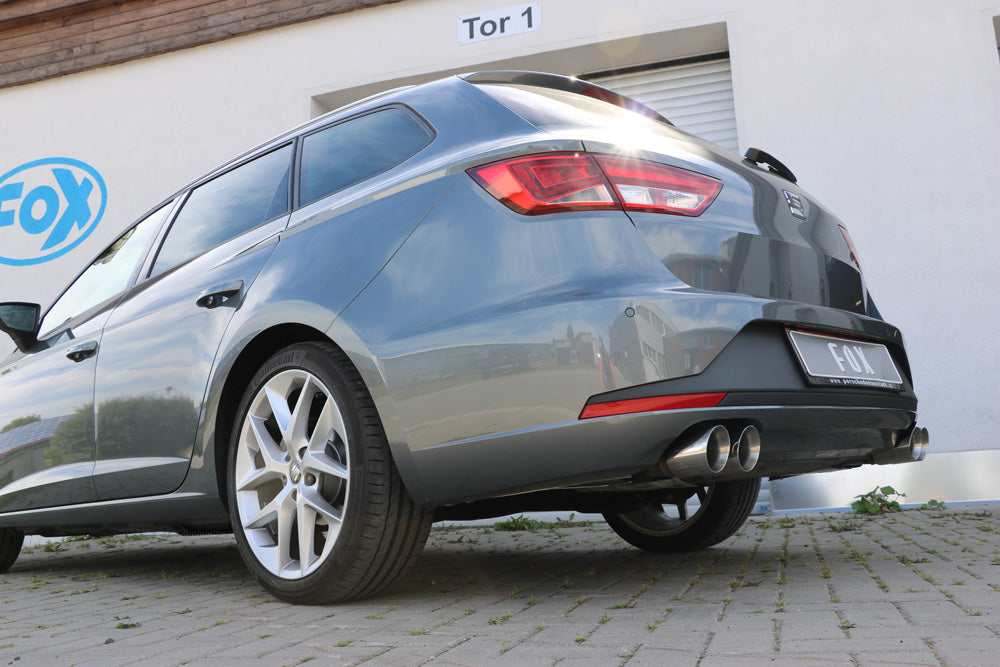 Seat Leon 5F ST - Starre Hinterachse Endschalldämpfer rechts/links - 2x90 Typ 25 rechts/links