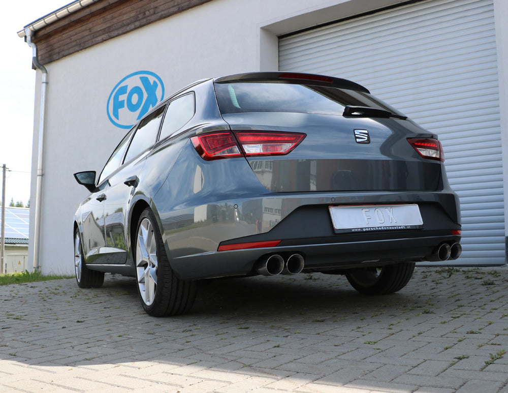 Seat Leon 5F ST - Starre Hinterachse Endschalldämpfer rechts/links - 2x90 Typ 25 rechts/links