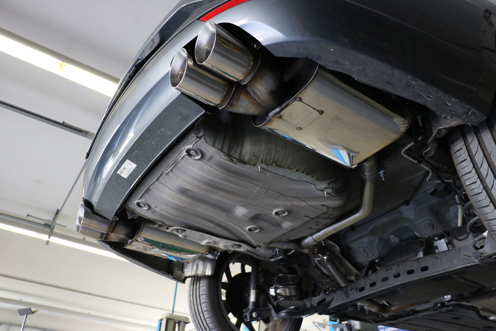 Seat Leon 5F ST - Starre Hinterachse Endschalldämpfer rechts/links - 2x90 Typ 25 rechts/links