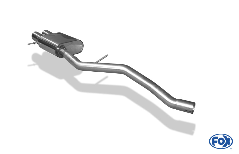 Seat Leon 5F ST - Starre Hinterachse Endschalldämpfer - 2x90 Typ 25