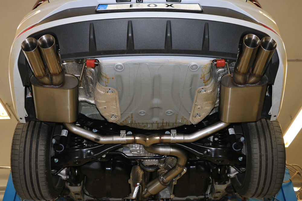 Seat Leon 5F ST 4x4 - Cupra 300 Endschalldämpfer rechts/links - 2x80 Typ 25 rechts/links