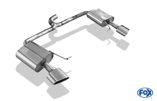 Seat Leon 5F ST 4x4 - Cupra 300 Endschalldämpfer rechts/links - 160x90 Typ 38 rechts/links