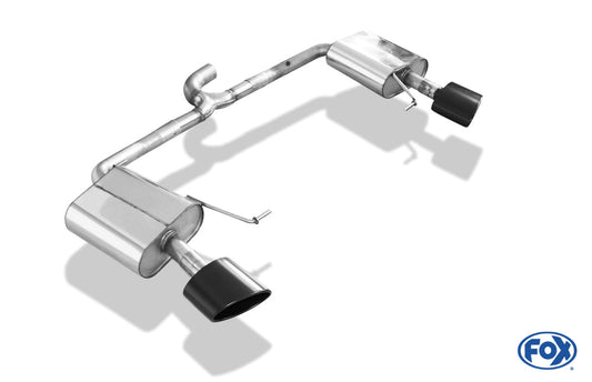 Seat Leon 5F ST 4x4 - Cupra 300 Endschalldämpfer rechts/links - 160x90 Typ 38 rechts/links schwarz