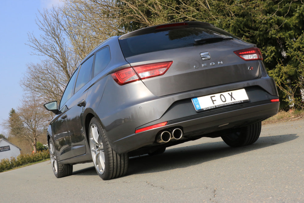 Seat Leon 5F ST - Einzelradaufhängung Endschalldämpfer - 2x90 Typ 16