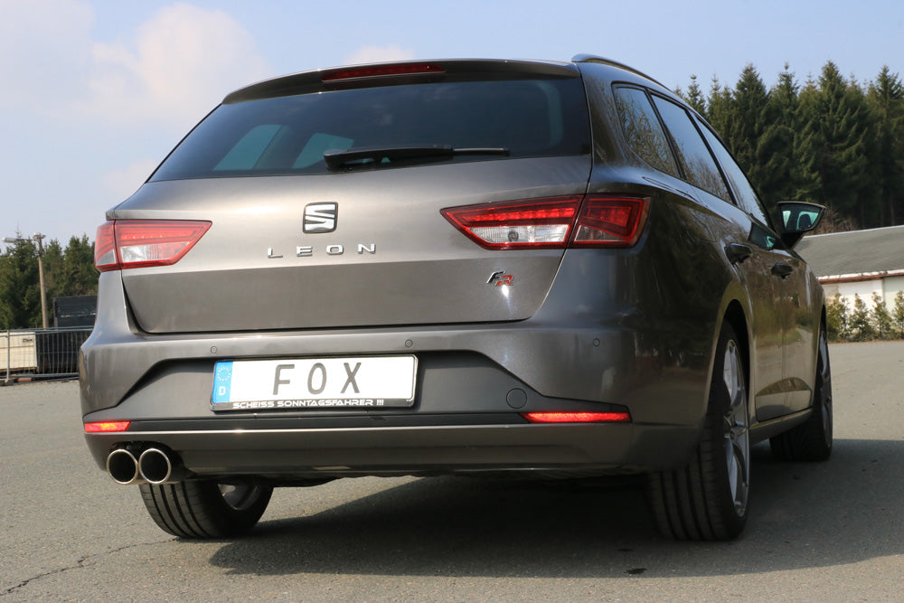 Seat Leon 5F ST - Einzelradaufhängung Endschalldämpfer - 2x90 Typ 16
