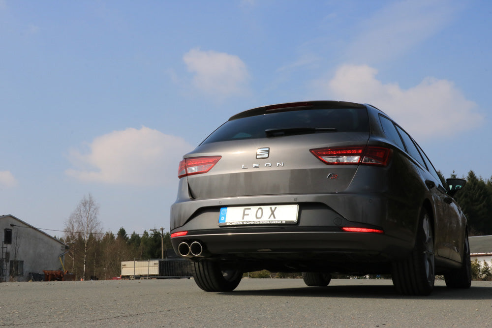 Seat Leon 5F ST - Einzelradaufhängung Endschalldämpfer - 2x90 Typ 16