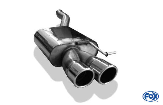 Seat Leon 5F ST - Einzelradaufhängung Endschalldämpfer - 2x90 Typ 16