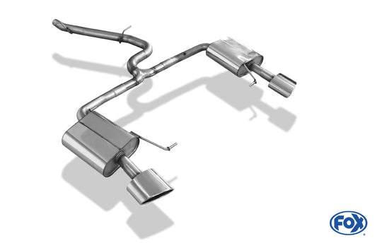 Seat Leon 5F ST 4x4 - Cupra 300 mit OPF Halbanlage ab OPF - 160x90 Typ 38 rechts/links