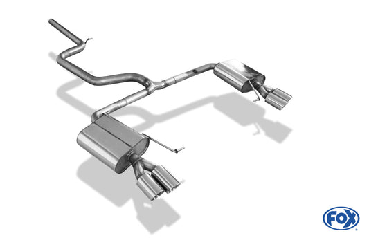 Seat Leon 5F ST - Cupra 290 mit OPF Halbanlage ab OPF Ausgang rechts/links - 2x80 Typ 25 rechts/links