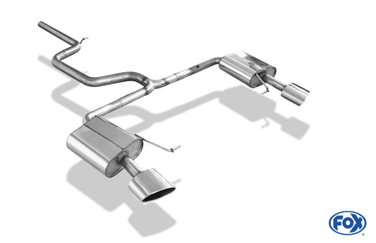 Seat Leon 5F ST - Cupra 290 mit OPF Halbanlage ab OPF Ausgang rechts/links - 160x90 Typ 38 rechts/links