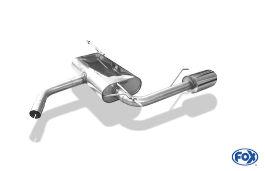 Seat Altea XL 5P - Frontantrieb Endschalldämpfer - 129x106 Typ 32 links